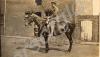 "Dinham". Lieutenant Dinham on horseback.  2nd Bat