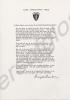 Photocopy of D-Day  message to allied invasion for