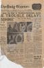Front page of the Jamaican "Daily Gleaner" featuri