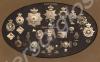 Shako and sword belt plates, badges, buckles and b