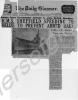 Front page cutting of the Jamaican "Daily Gleaner"