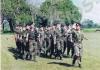 Sergeant Buckley leading the N.C.O. Cadre March Pa