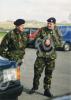 H.R.H. The Duke of Edinburgh with Major Brown. Roy