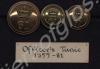 Officer's tunic buttons. 61st South Gloucestershir