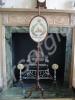 Firescreen made of embroidered silk panel in silk