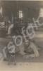 Two soldiers with Lewis gun in barracks. 1st Batta