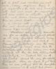 Page from the memoir of 17154 Private Francis Will