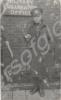 5244923 Private George Stroud in greatcoat outside
