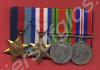 Group of four medals; 1939-1945 Star, France and G