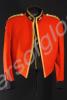 Scarlet mess  jacket and  black waistcoat with gil