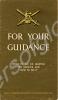 Guide for demobilised service men. "For Your Guida
