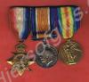 Group of three medals; 1914-1915 Star, British War