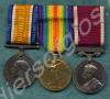 Group of three medals;  British War Medal, Allied