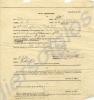 Army Form B3530 Duty Certificate. Private W.R. Lei