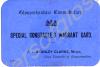 Special Constable's Warrant Card. Special Constabl