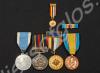 Tercentenary medal and a group of three Korean vet