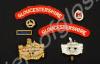 Collection of seven badges relating to the Glouces