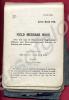 Field Message Book, Army Book 153. Second Lieutena