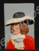 Plaster of Paris modelled and painted head depicti